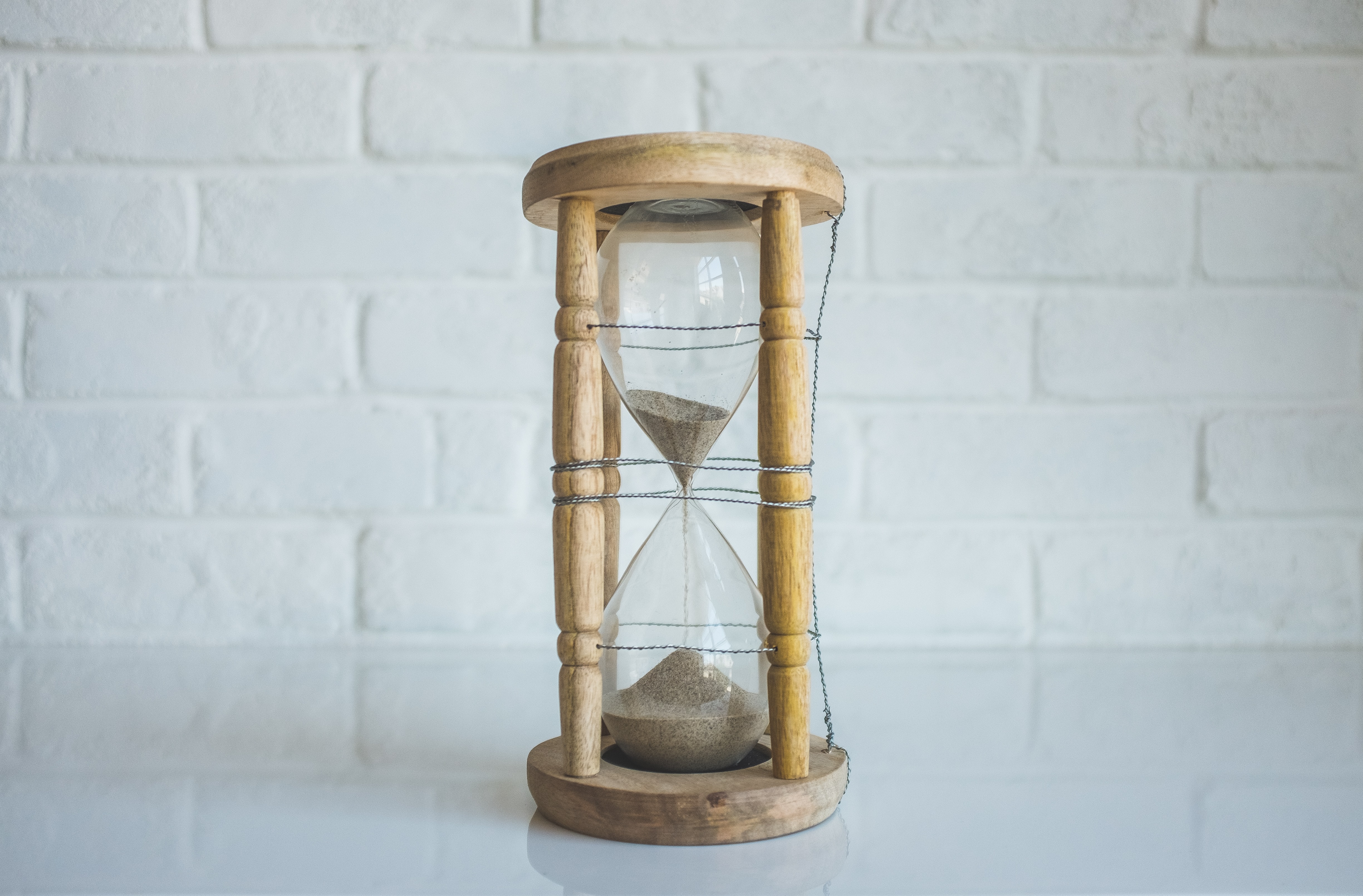 What to look for in a Voiceover Artist - An image of an hourglass