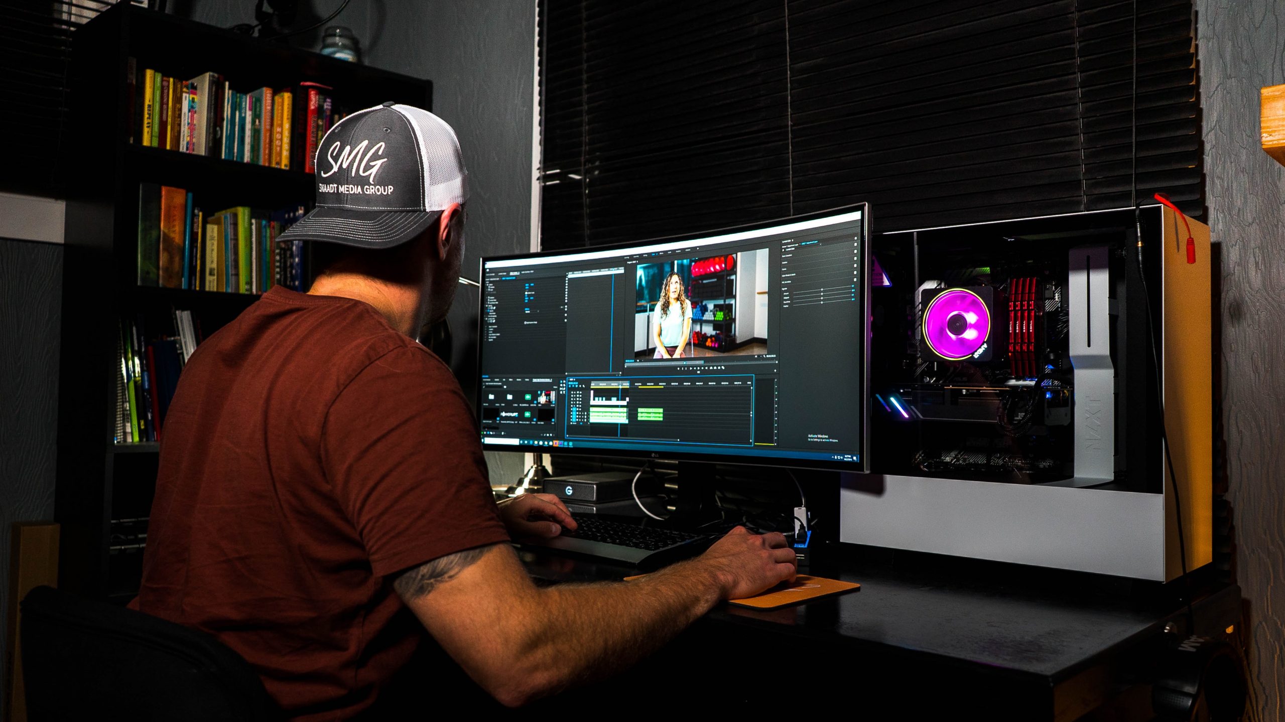 The Best Filmmaking Blogs in 2021 - An image of a video editor working