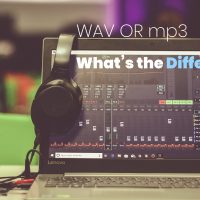 wav or mp3 - whats the difference - DAW Software running on laptop