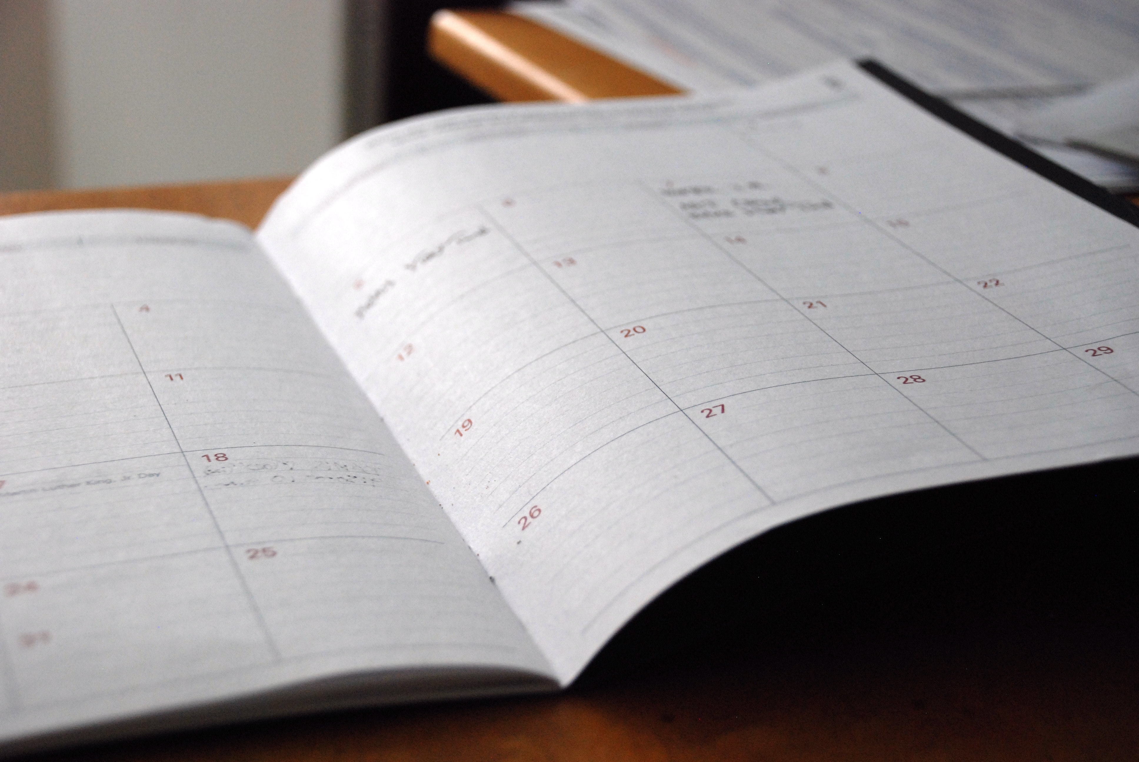 The Ultimate Checklist For Filmmaking - An image of a schedule planner