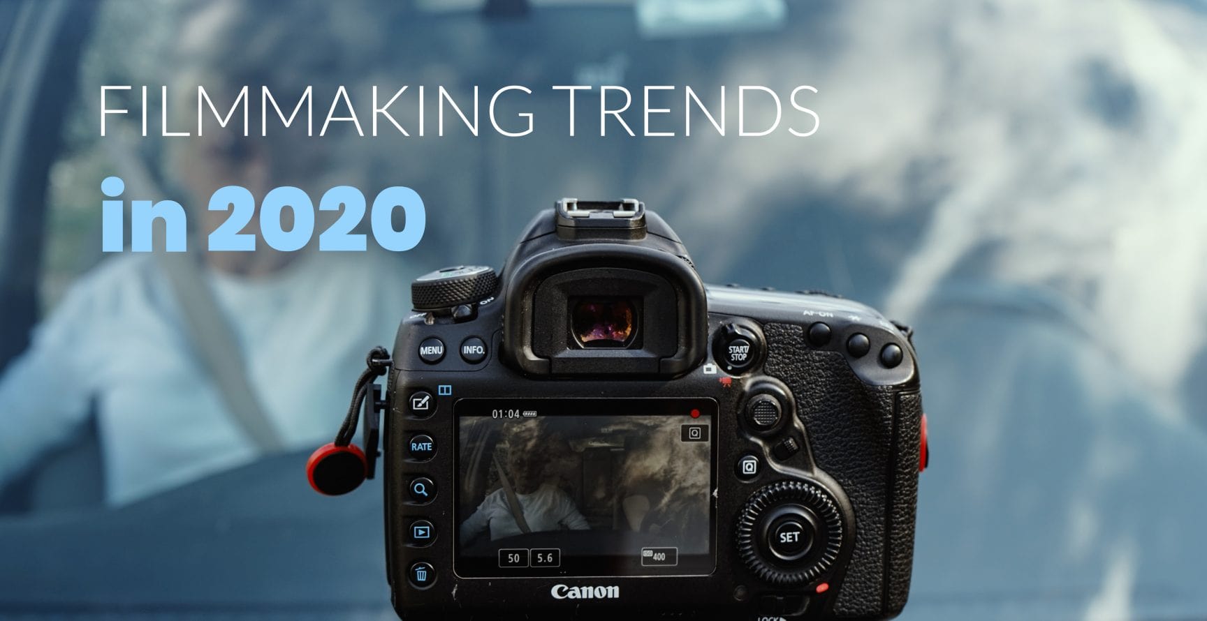 Filmmaking Trends in 2020 - Camera mounted on car windshield