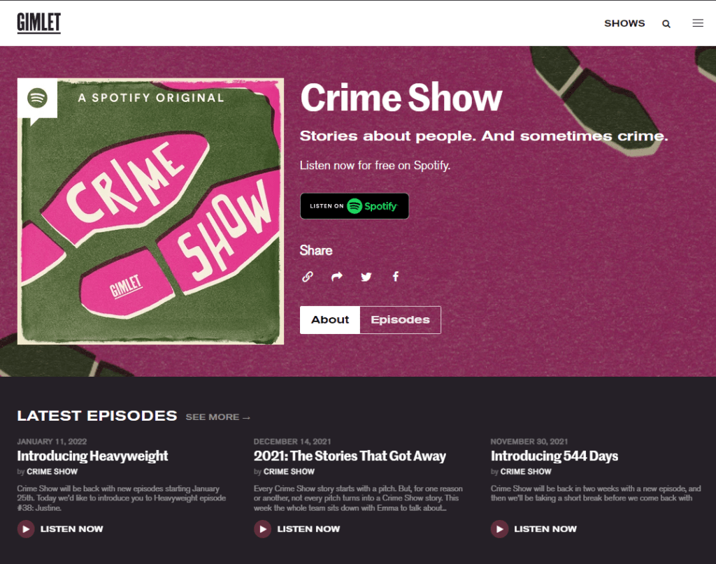 Crime Show Podcast