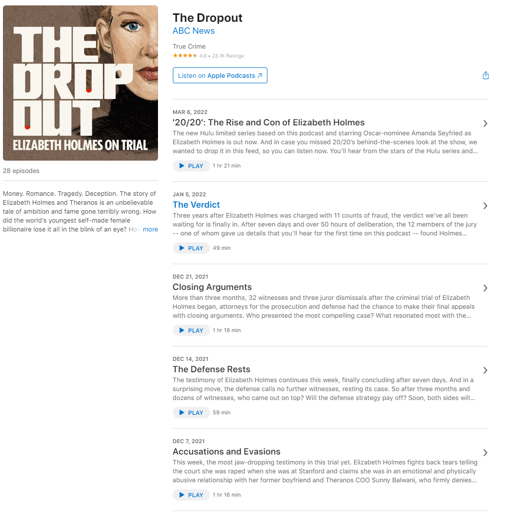 The Dropout Podcast