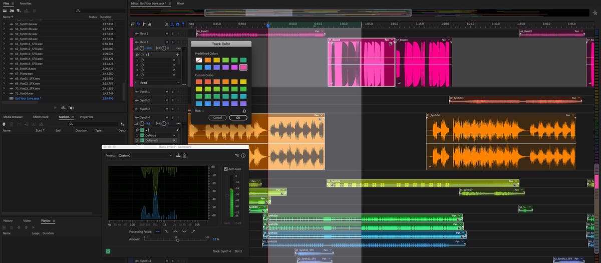 The Best Podcast Editing Software in 2025 - An image of Adobe Audition software